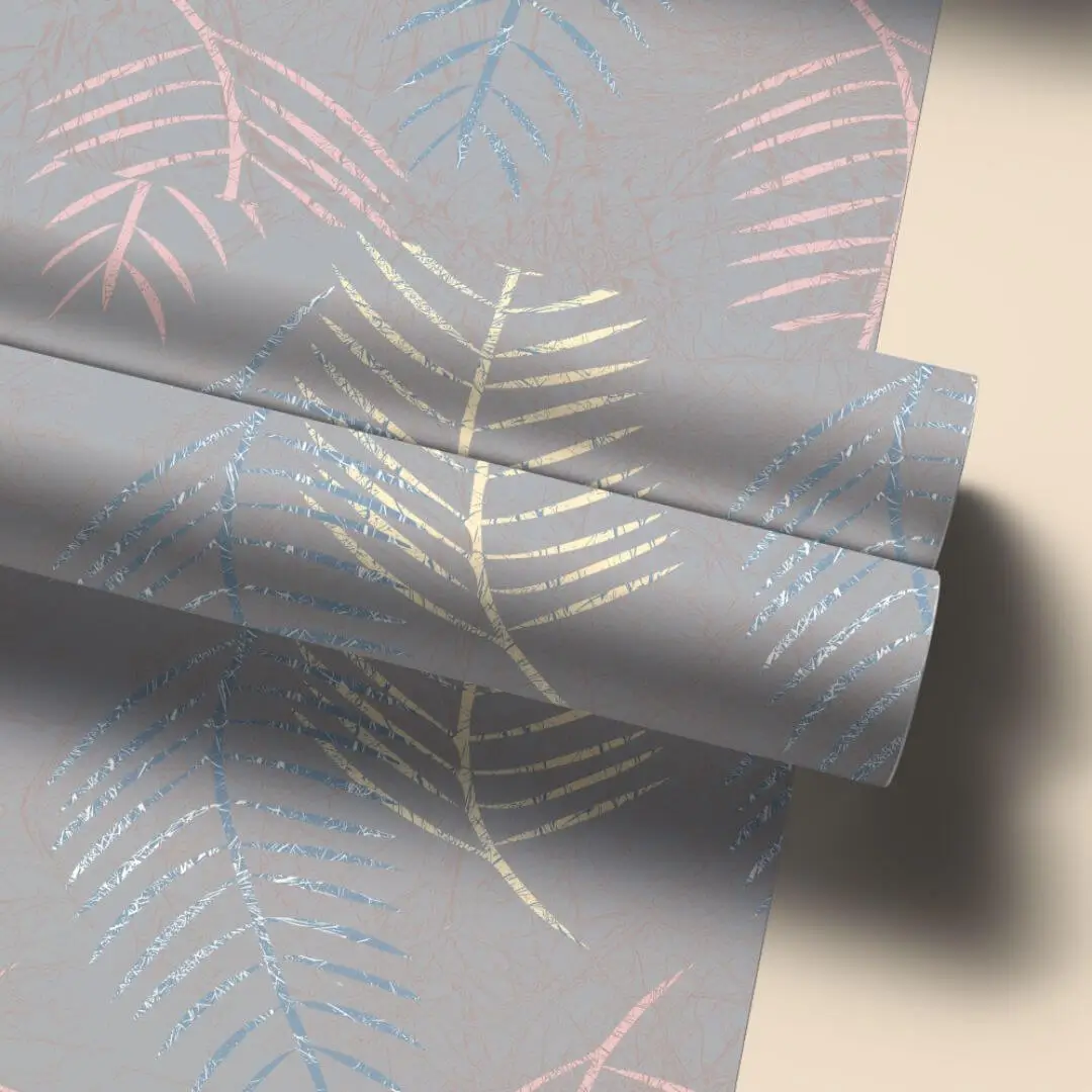 Choose The Right Colours, Patterns & Textures For Your Space Dreamy Leaves Wallpaper Mockup