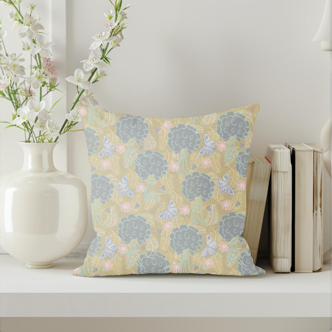 Choose The Right Colours, Patterns & Textures For Your Space Natures Nook Cushion Mockup