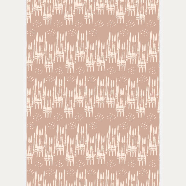 Falling Snow Stone Pattern Print