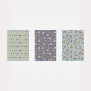 Oceanic Dreams Green Pattern Art Prints