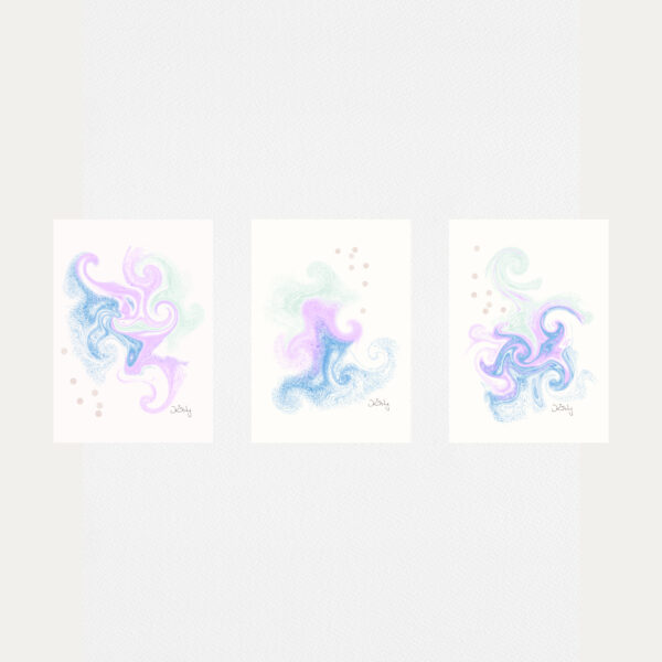 Soft Dynamics Art Print