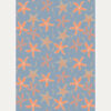 Starfish Splendour Blue Pattern Print
