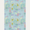 Up And Away Blue Pattern Print