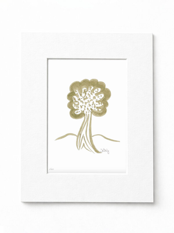 Colbalt Woods Art Print Mockup