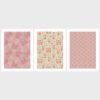 Music Melody Pink Pattern Art Print Music Melody Pink Pattern Art Print