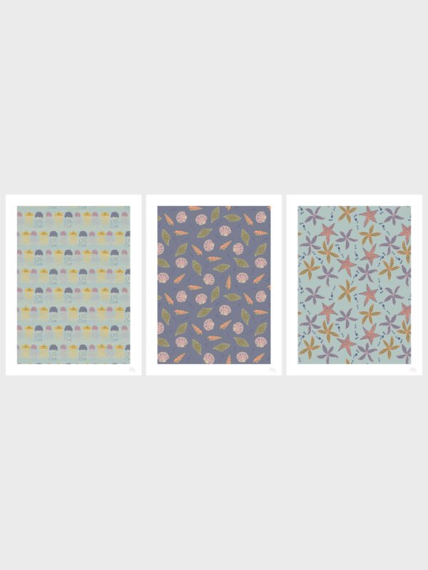 Oceanic Dreams Pattern Art Print Oceanic Dreams Pattern Art Print