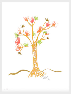 Rainbow Forest Art Print