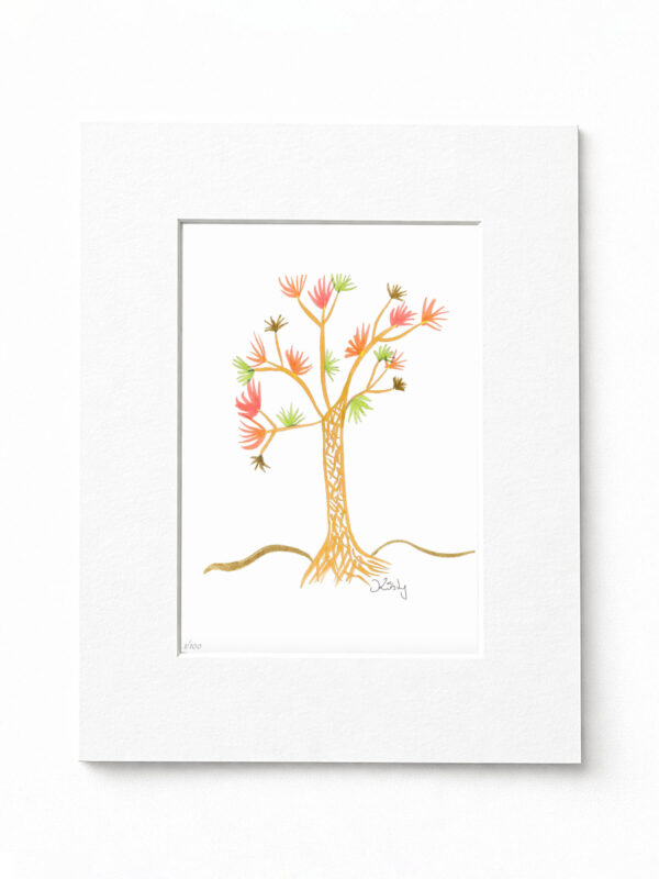 Rainbow Forest Art Print Mockup Rainbow Forest Art Print Mockup