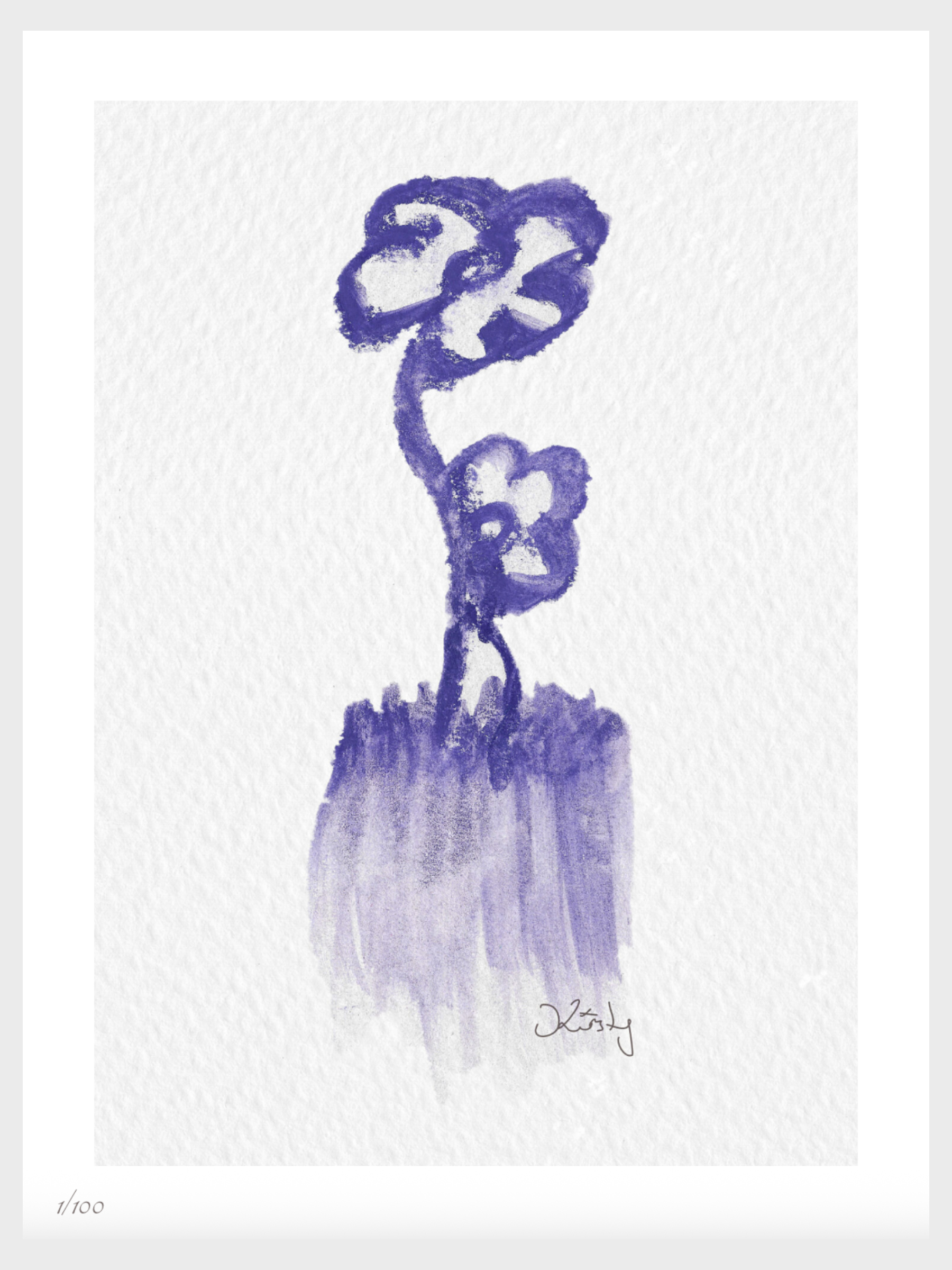 Violet Duet Art Print