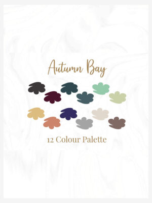 Autumn Bay Colour Palette Mockup