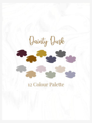 Dainty Dusk Colour Palette Mockup