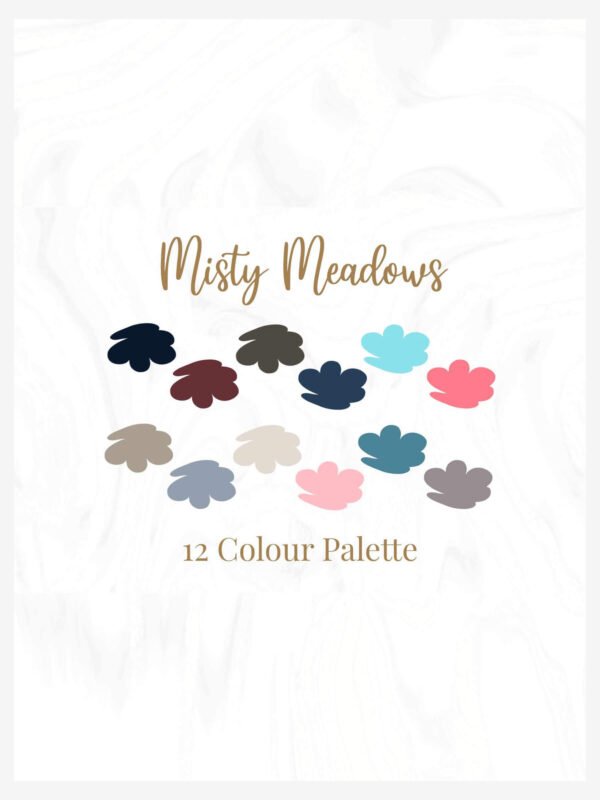 Misty Meadows Colour Palette Mockup